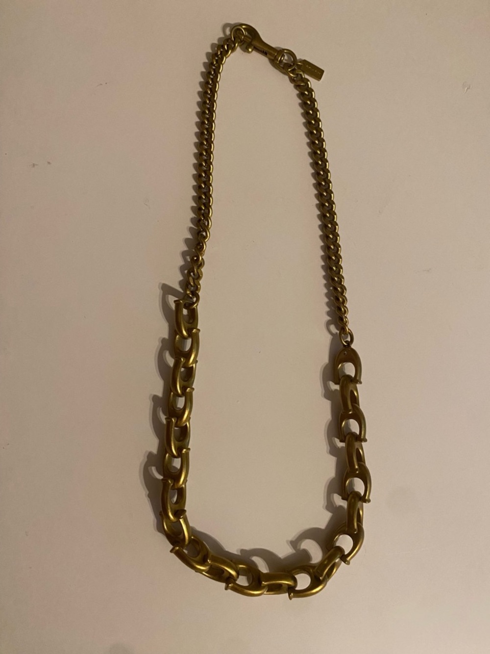 Coach chunky C necklace!!